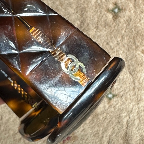 Chanel Square Sunglasses Tortoiseshell Acetate CC Logo - Picture 10 of 15